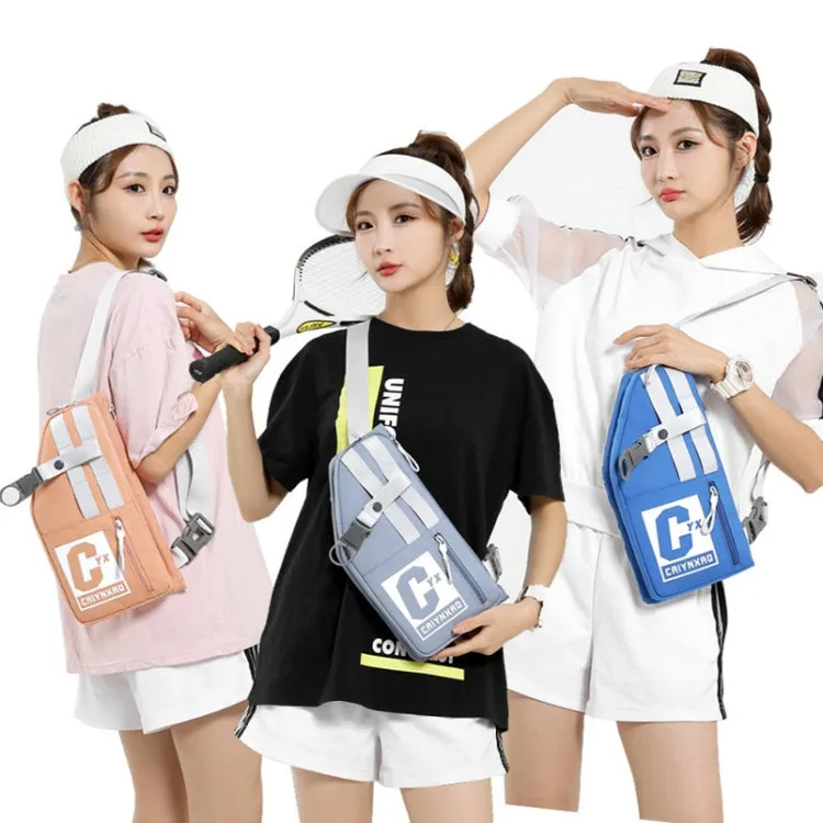 2502 Multi-pocket Large-capacity Sports Single-shoulder Bags(Kalenda Blue)