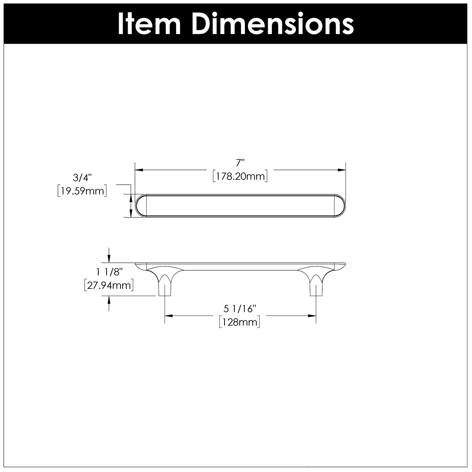 5-1/16 inch (128mm) Maven Pull