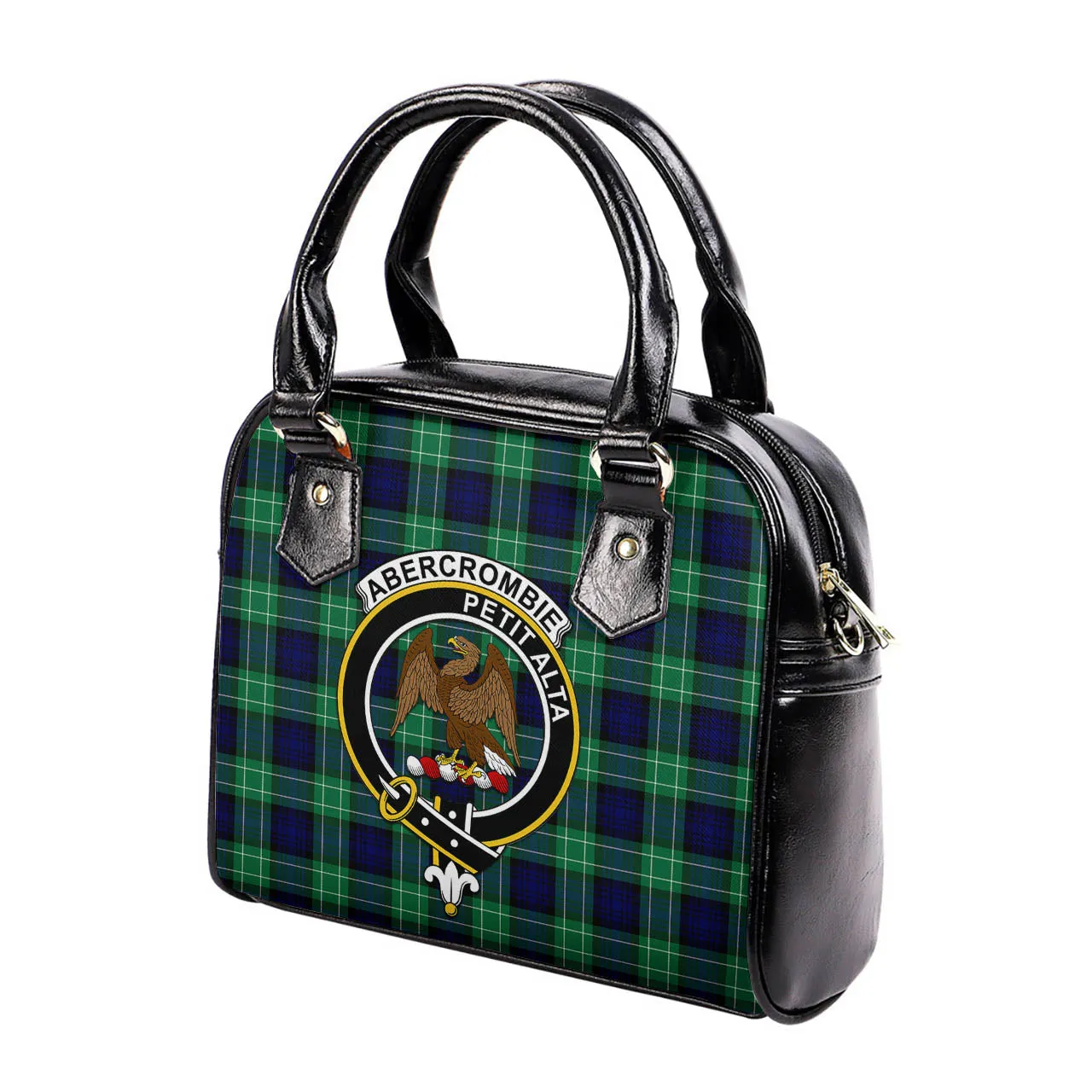Abercrombie Tartan Shoulder Handbags with Family Crest