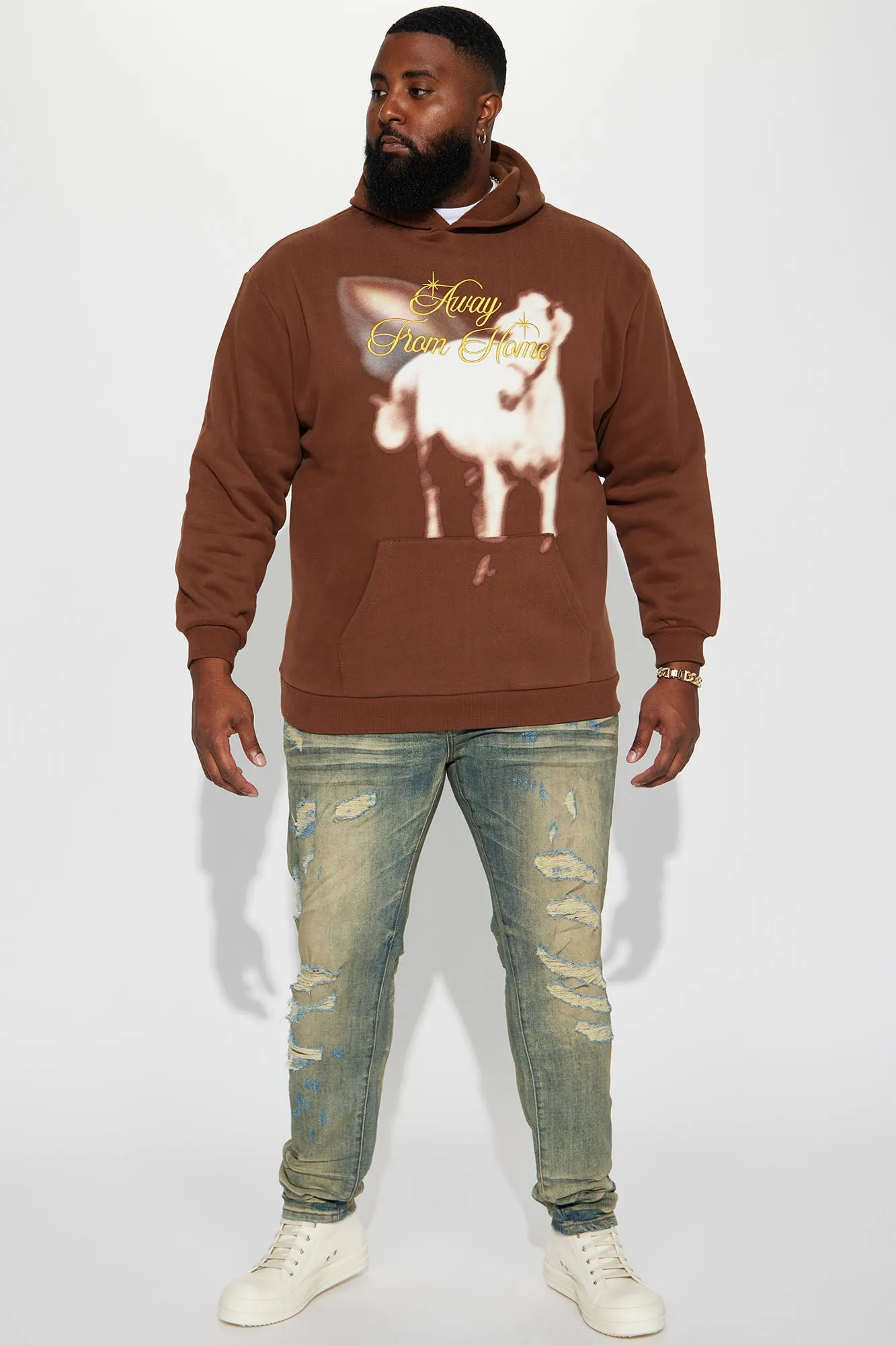 Away From Home Hoodie - Chestnut