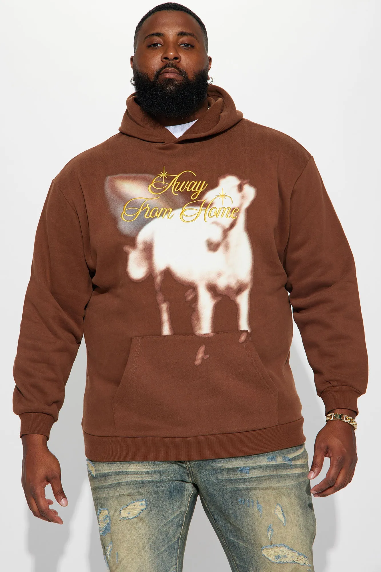 Away From Home Hoodie - Chestnut