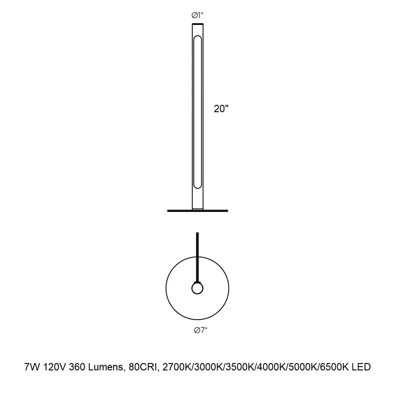 Axis LED Smart Table Lamp