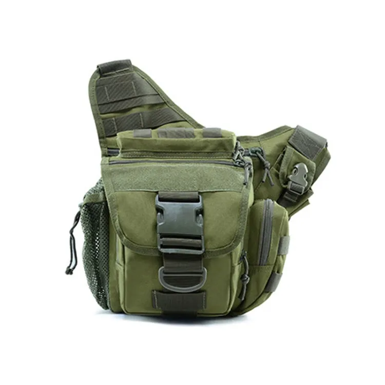 B03 One-Shoulder Messenger Waterproof Oxford Cloth Camera Bag(Army Green)