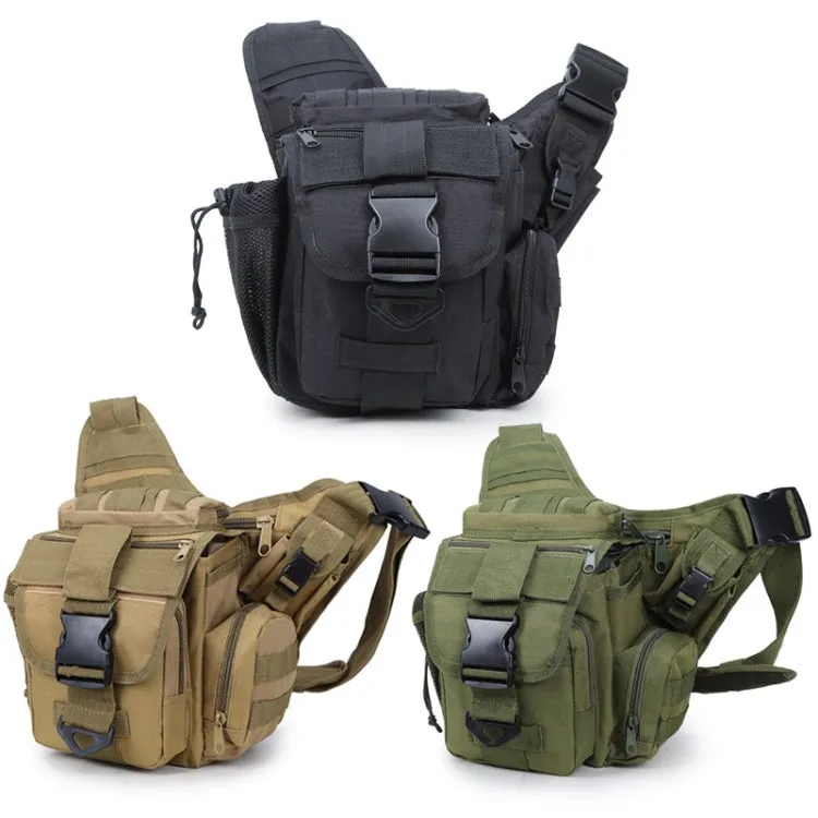 B03 One-Shoulder Messenger Waterproof Oxford Cloth Camera Bag(Army Green)