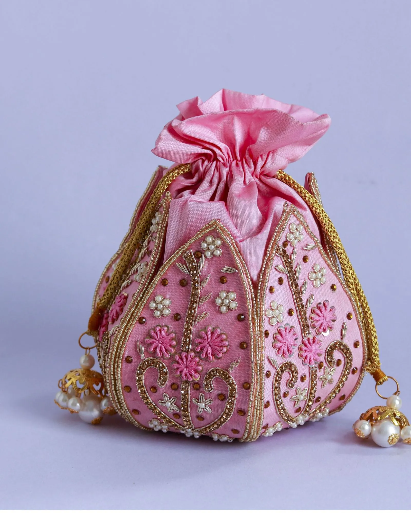 Baag Hand Embroidered Mini Lotus Potli