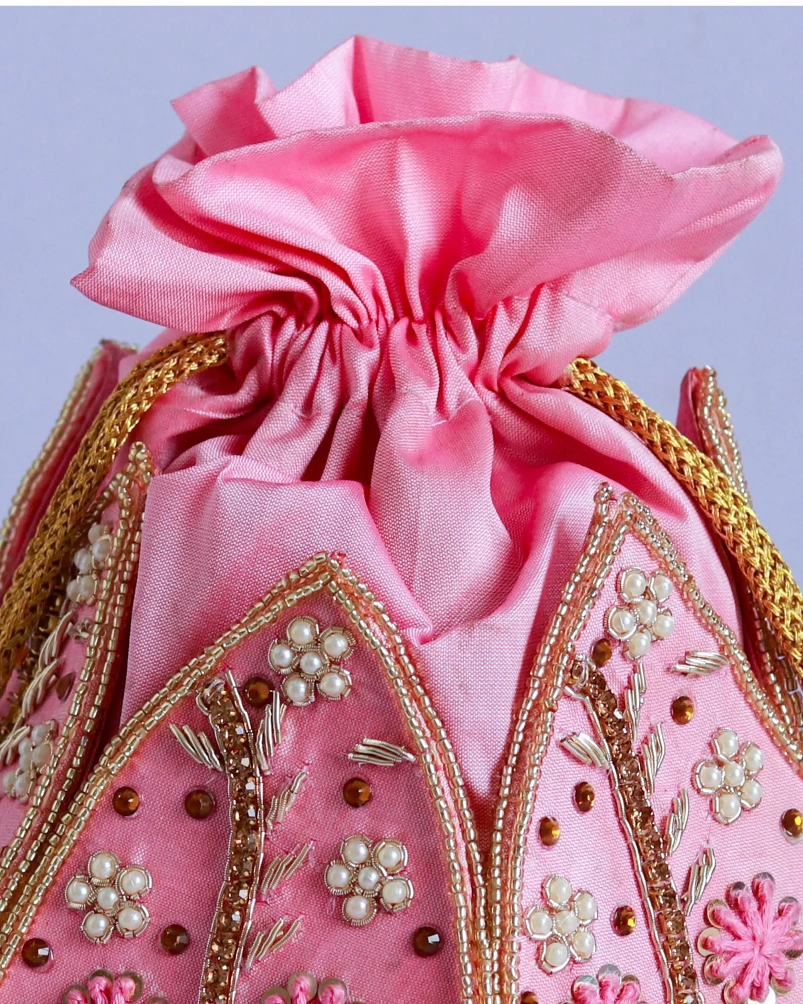 Baag Hand Embroidered Mini Lotus Potli