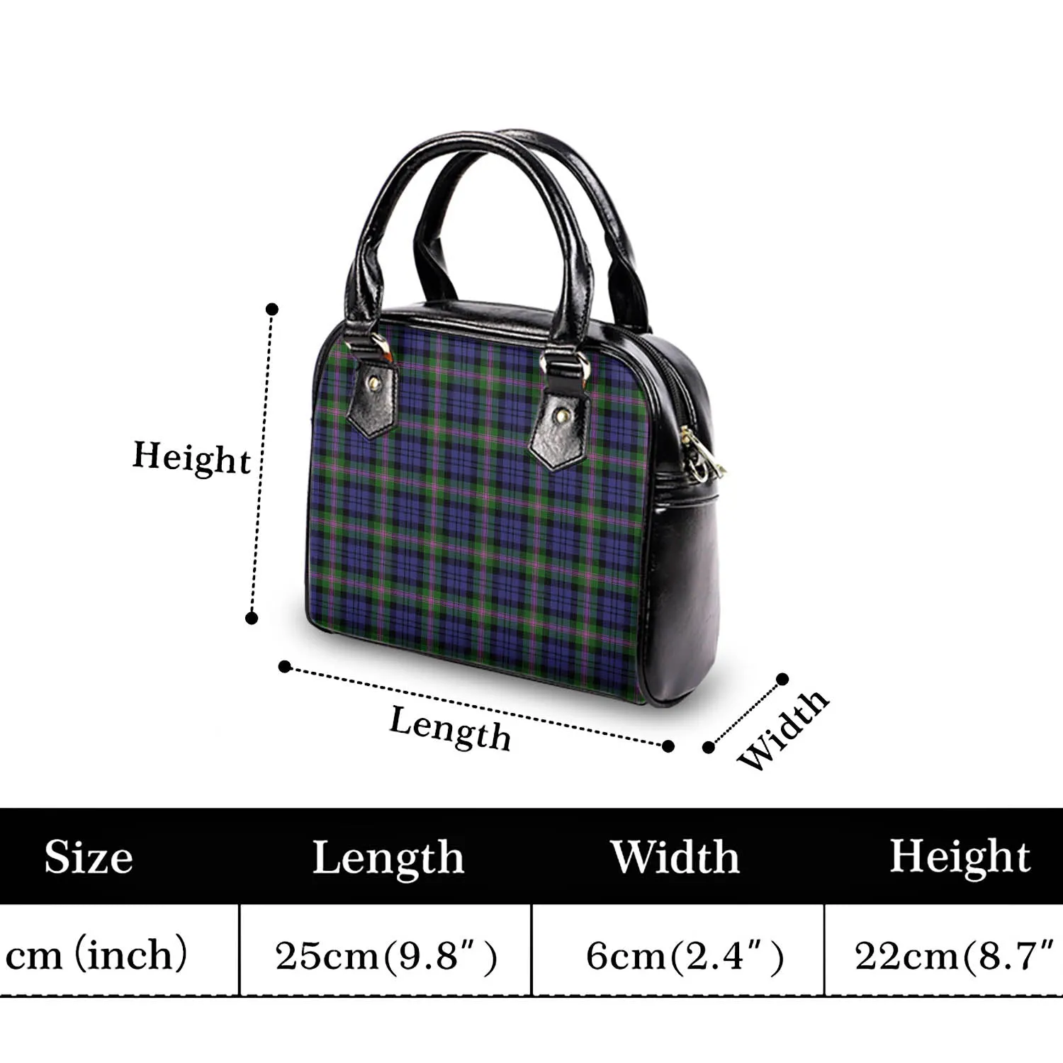 Baird Modern Tartan Shoulder Handbags