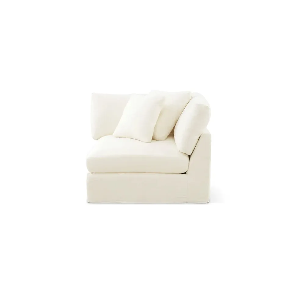 Bayside | Linen Feather Modular Couch Corner Chair/End Chair