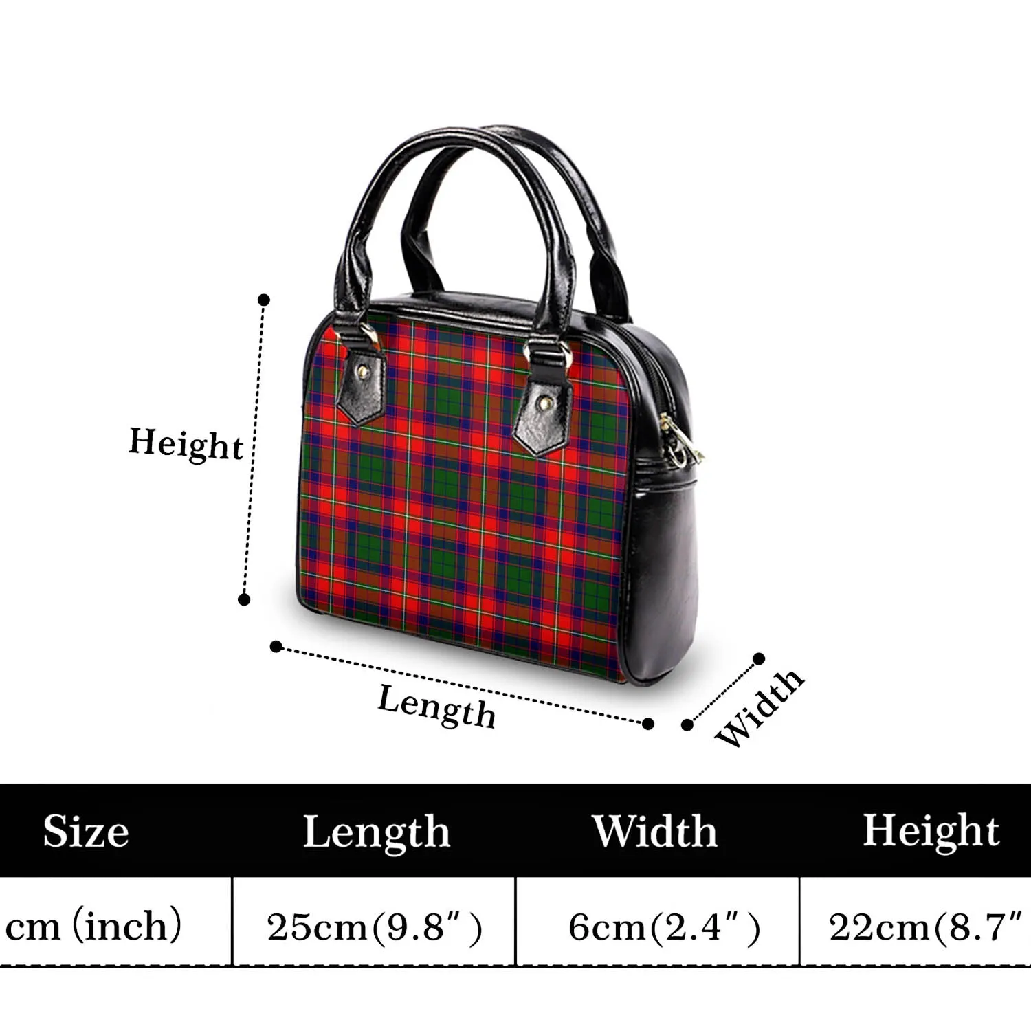 Belshes Tartan Shoulder Handbags