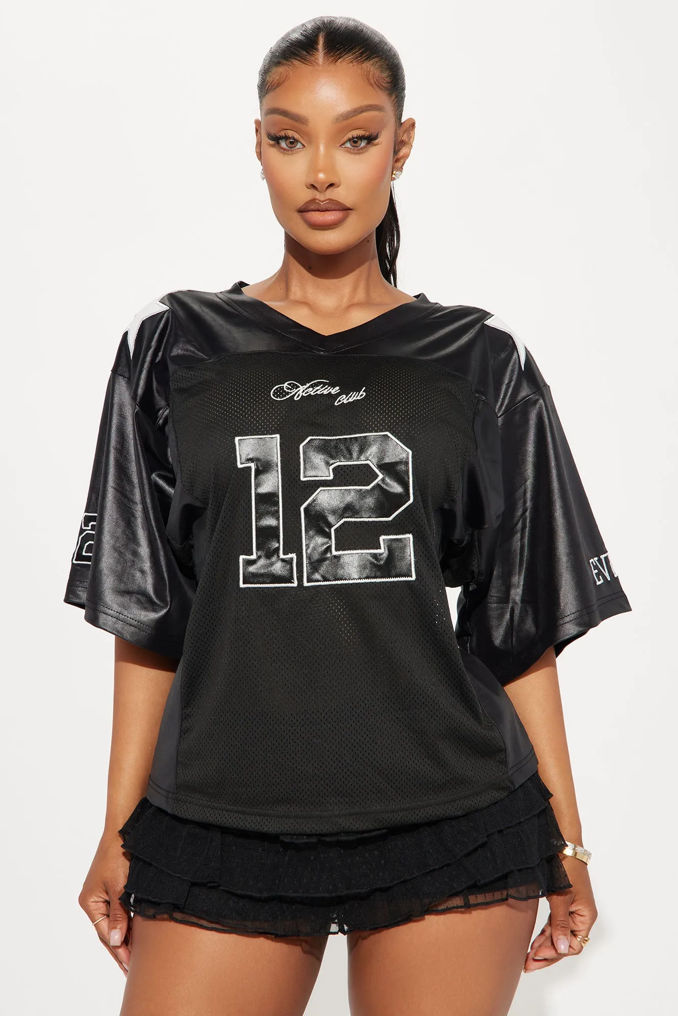 Big Leagues Jersey Tee - Black