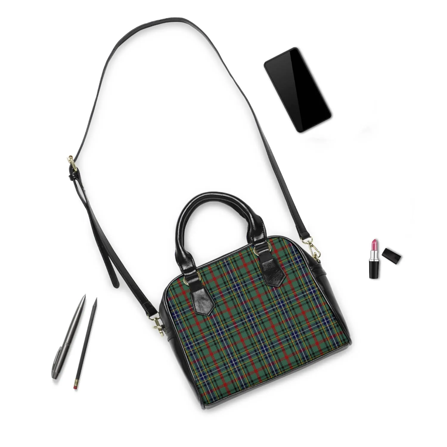 Bisset Tartan Shoulder Handbags
