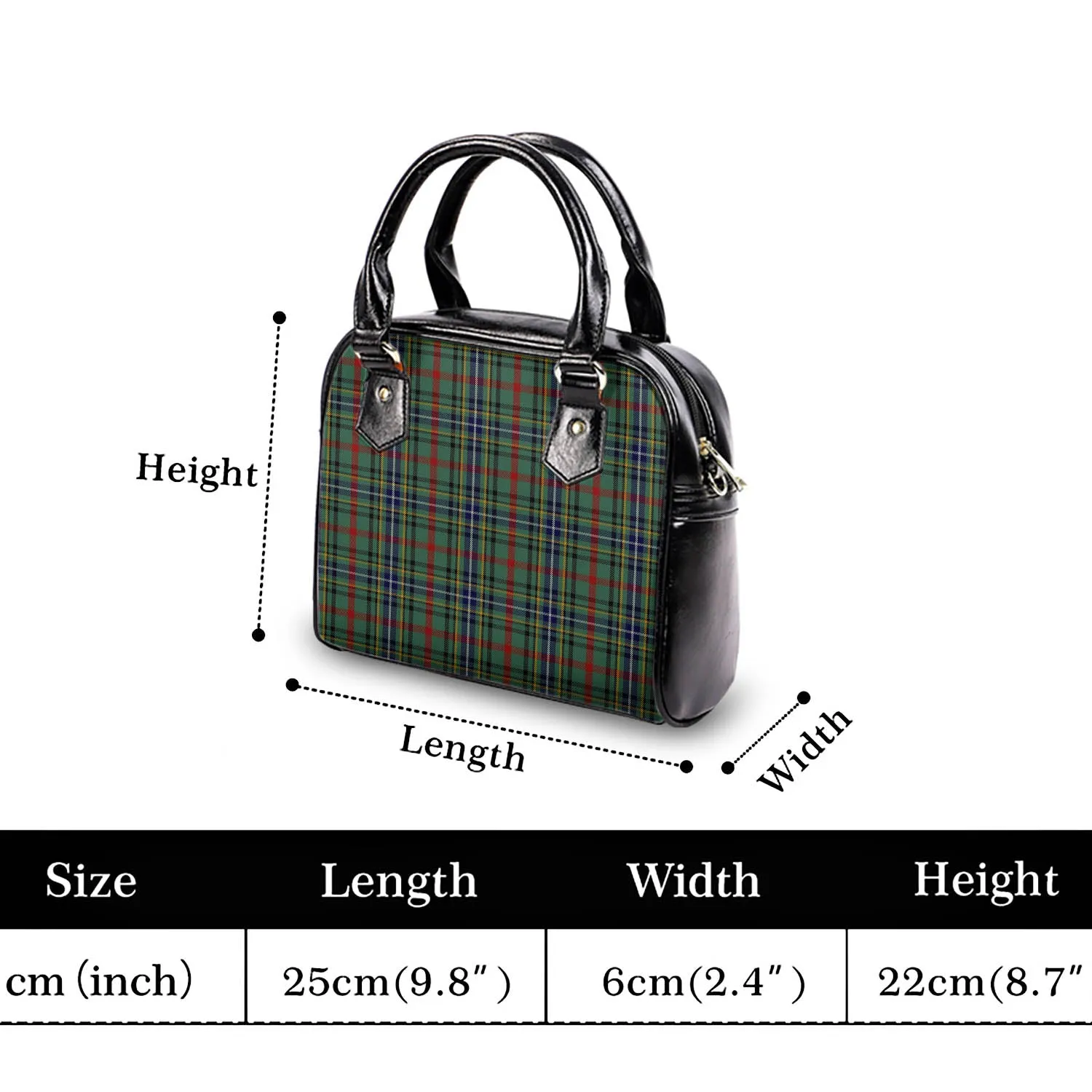 Bisset Tartan Shoulder Handbags