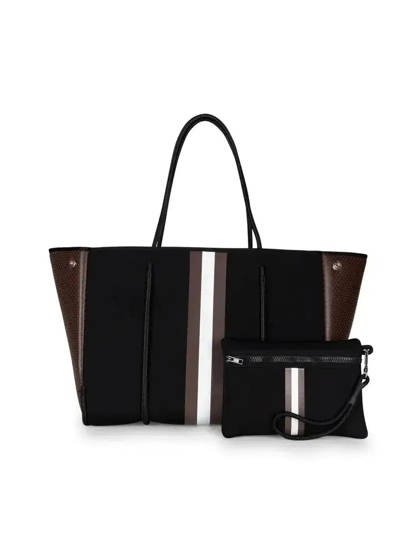 Black and Java Greyson Tote