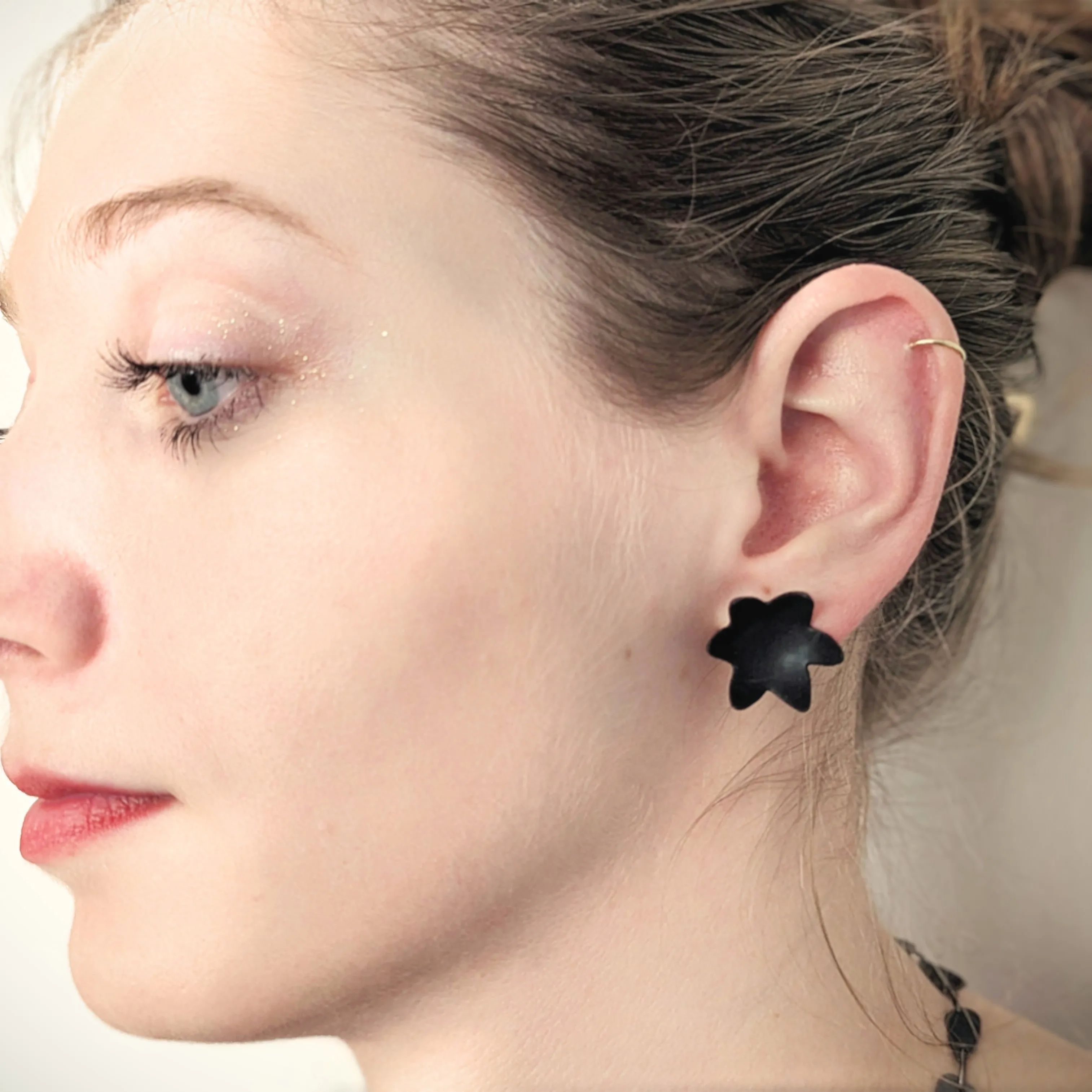 Black Spiky Studs