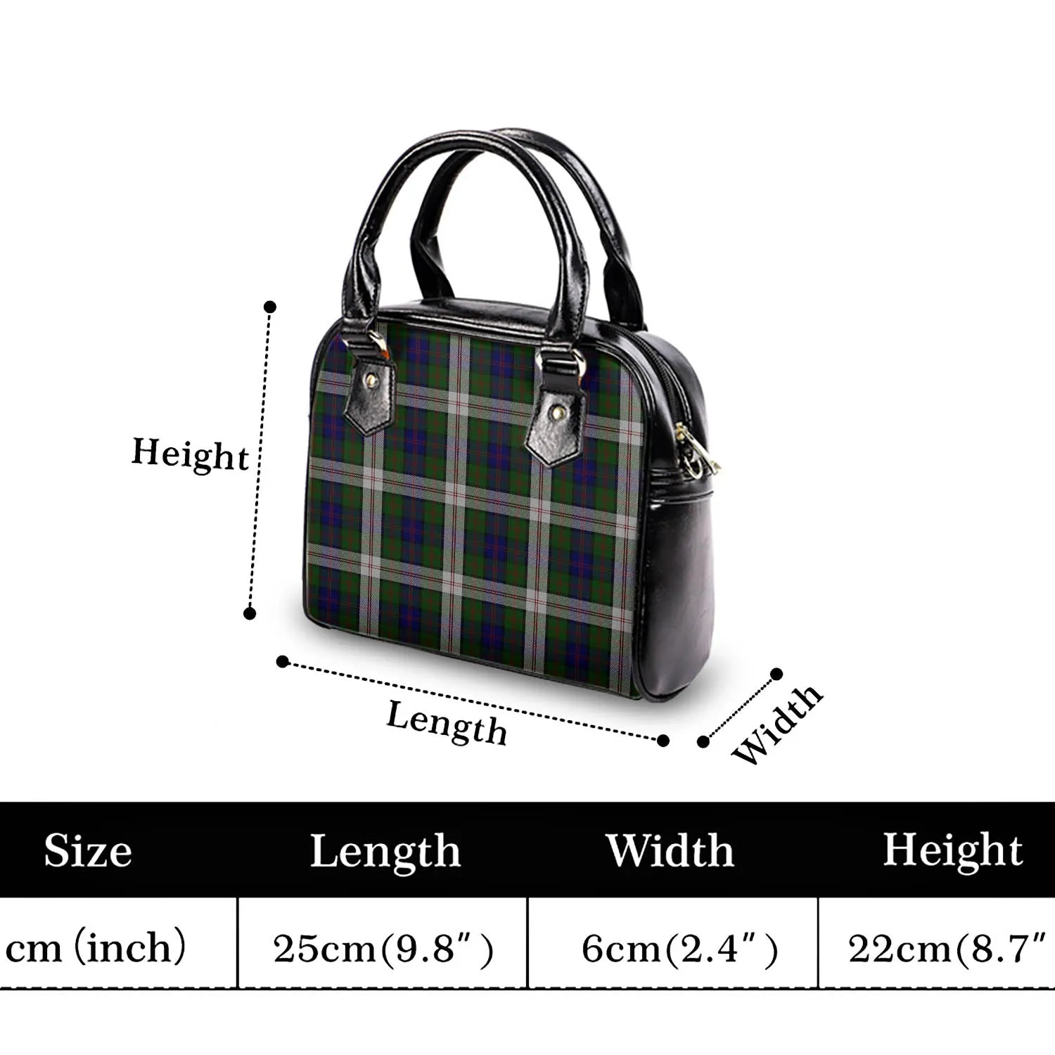Blair Dress Tartan Shoulder Handbags