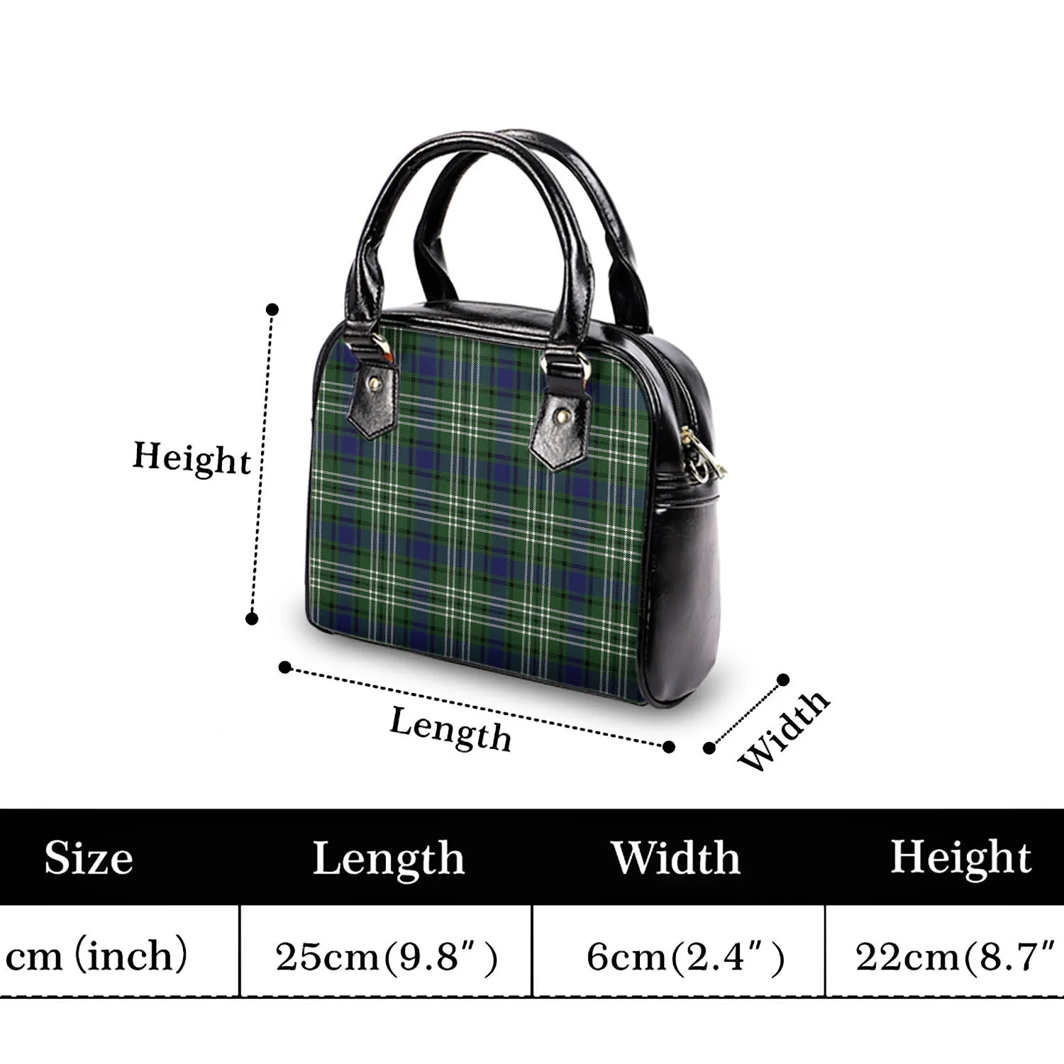 Blyth Tartan Shoulder Handbags