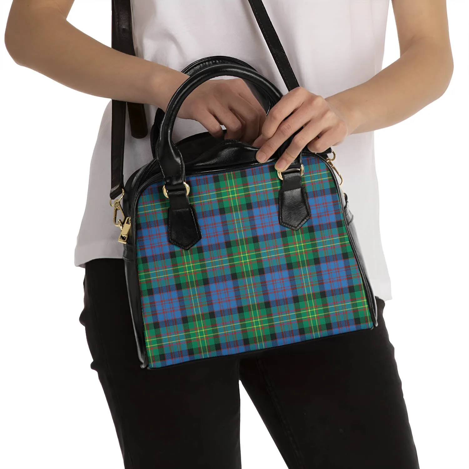 Bowie Ancient Tartan Shoulder Handbags