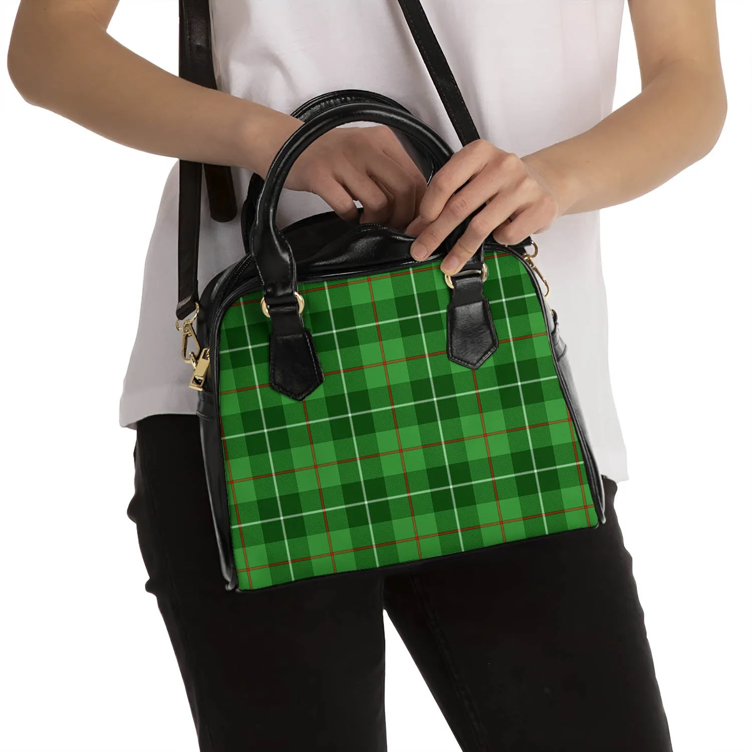 Boyle Tartan Shoulder Handbags