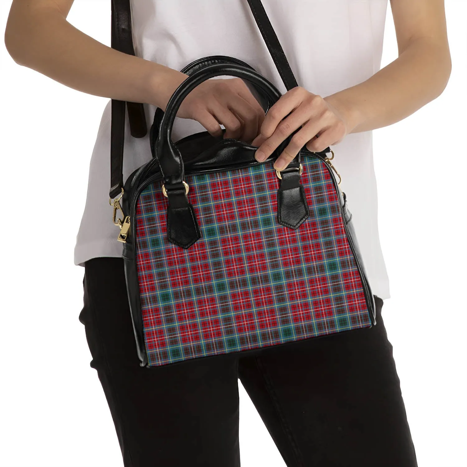 British Columbia Province Canada Tartan Shoulder Handbags