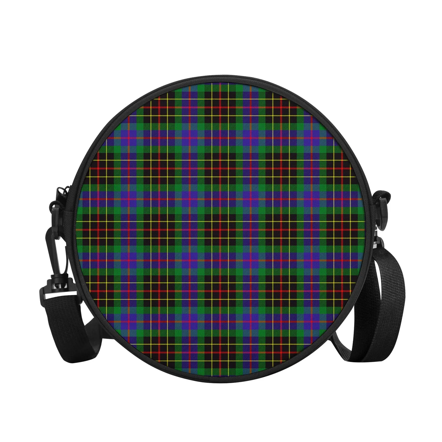 Brodie Hunting Modern Tartan Round Satchel Bags