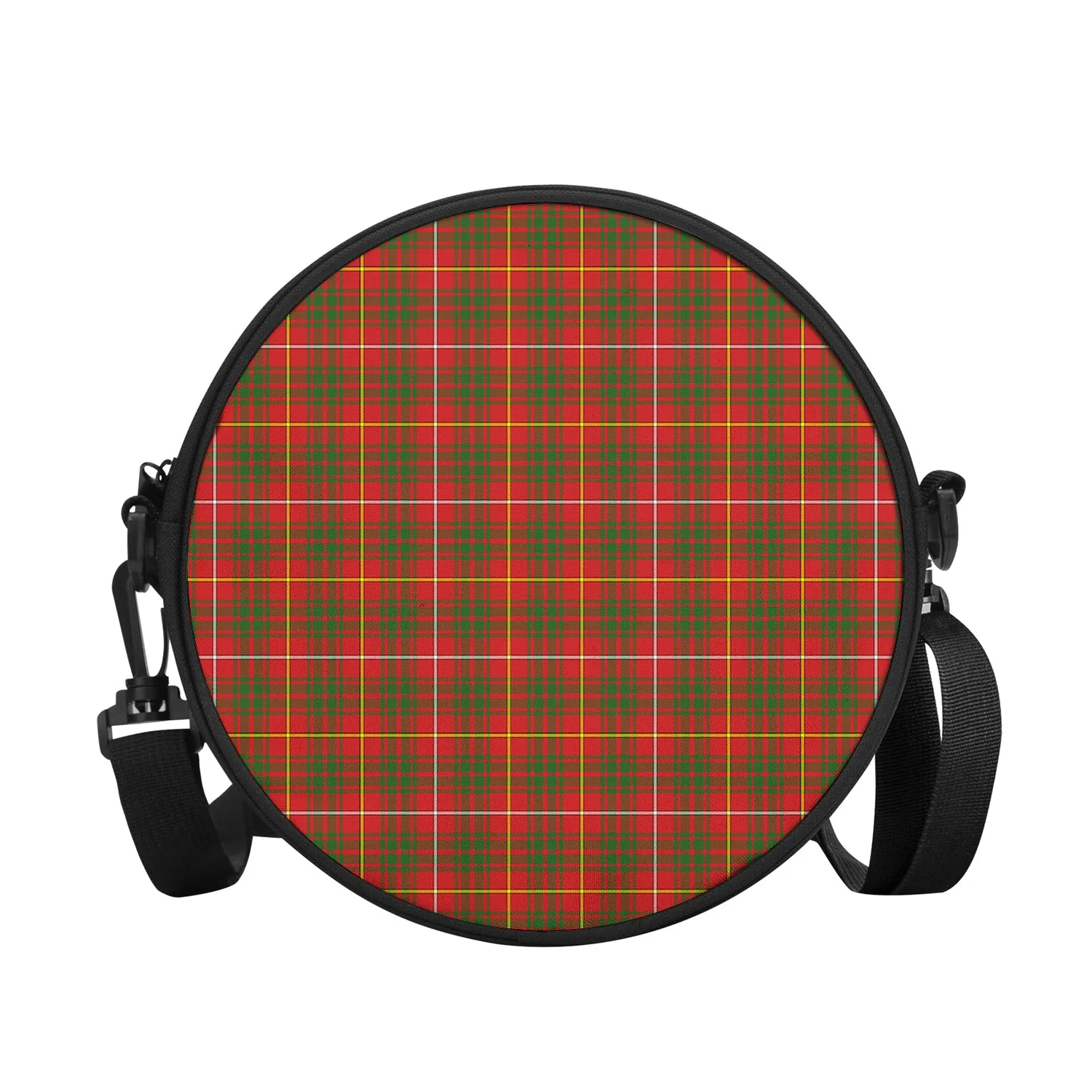 Bruce Modern Tartan Round Satchel Bags