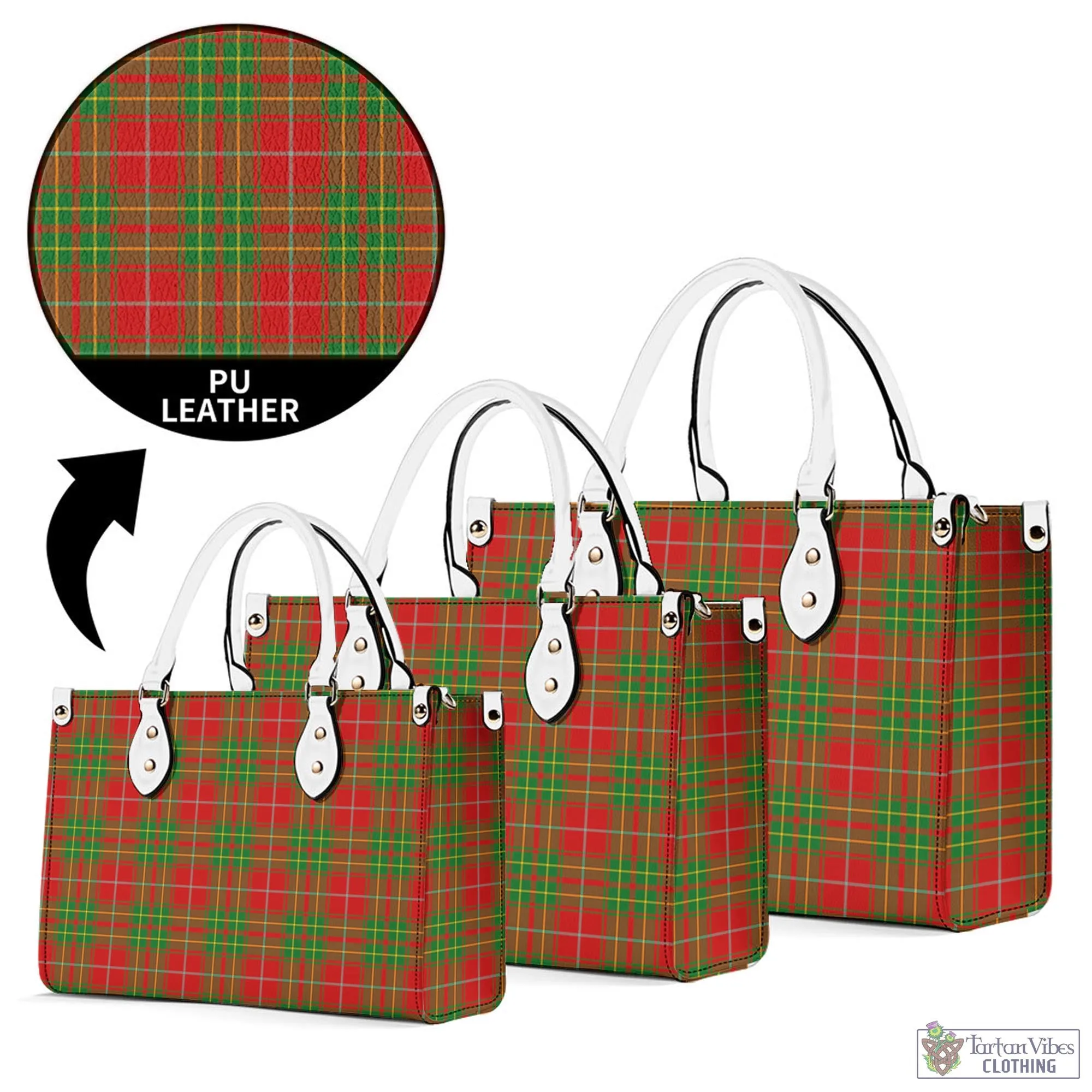 Burnett Tartan Luxury Leather Handbags