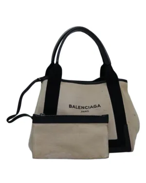 Canvas Hand Bag with Pouch and Accessories