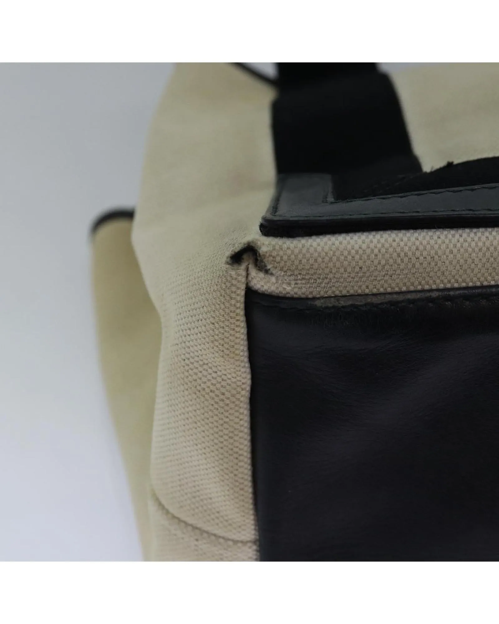 Canvas Hand Bag with Pouch and Accessories
