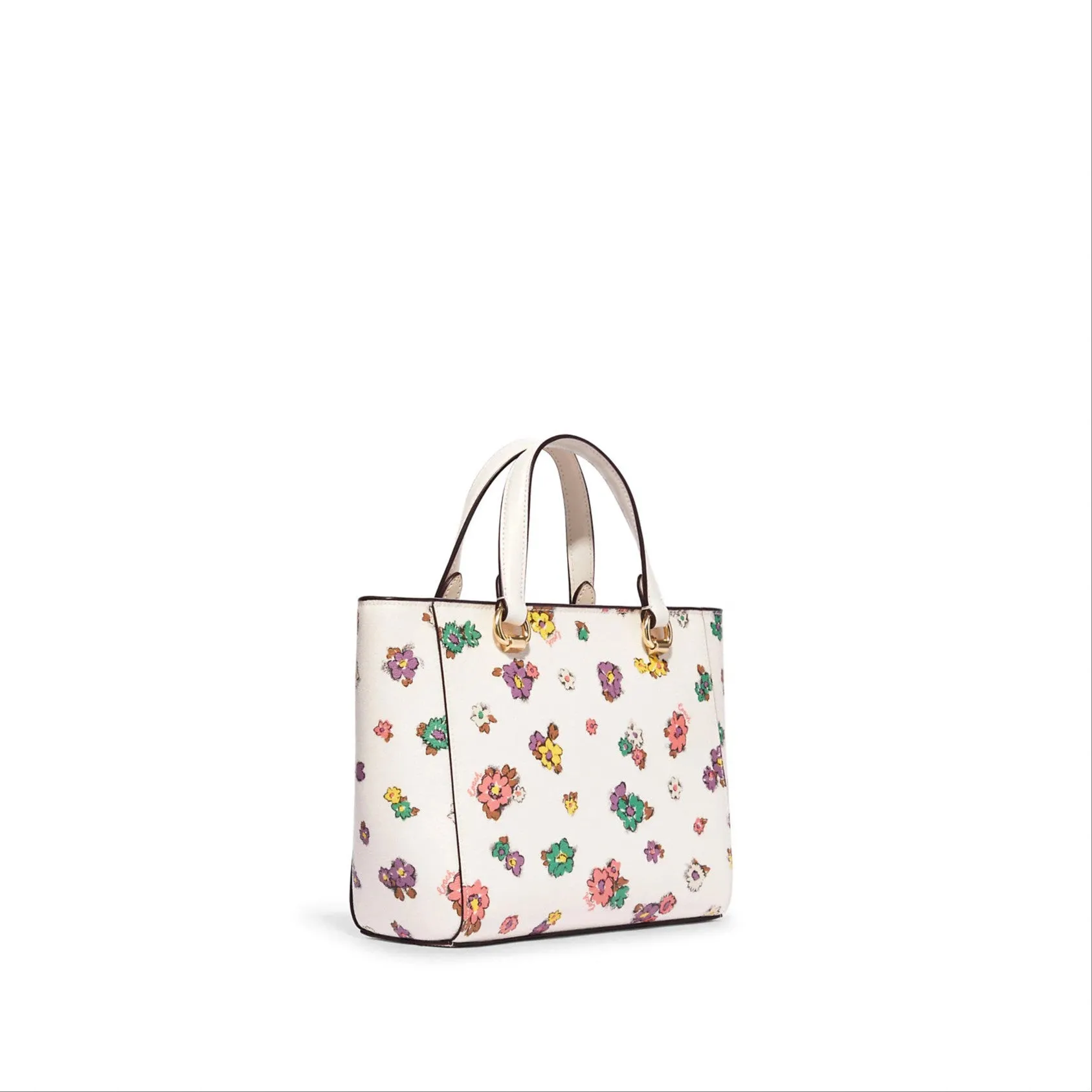 Coach Alice Satchel With Spaced Floral Field Print
