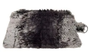 Coin Purse & Cosmetic Bag - Luxury Faux Fur in Meerkat - Sold Out!