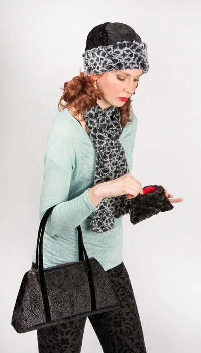 Coin Purse & Cosmetic Bag - Luxury Faux Fur in Meerkat - Sold Out!