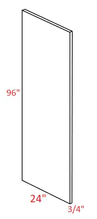 EB02-UREP24 Elegant Smokey Gray Refrigerator Panel