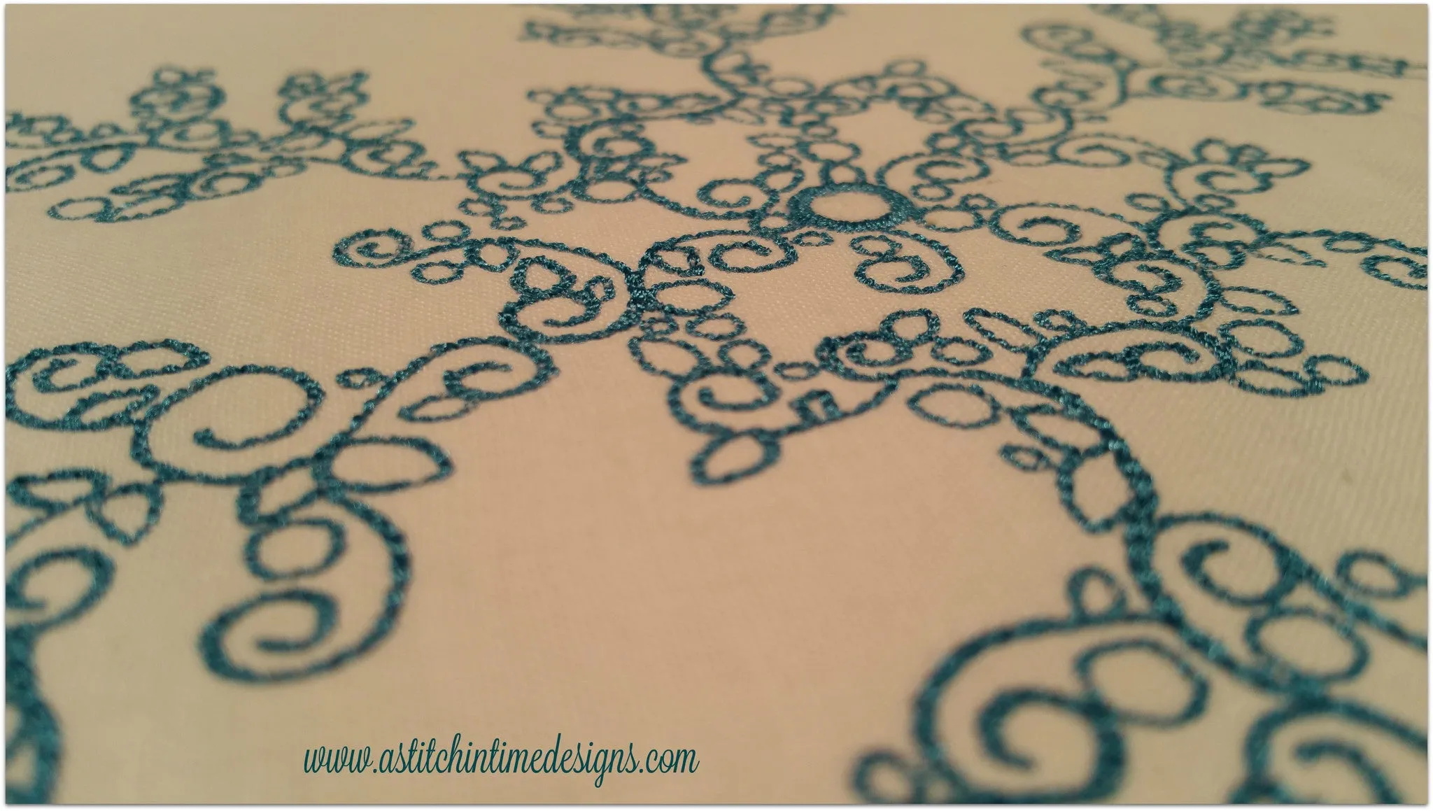 Elegant Snowflake for 6x10 Hoop