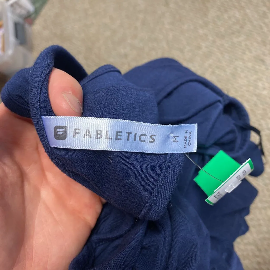 FABLETICS NAVY MAXI DRESS SIZE MEDIUM D2C TCC