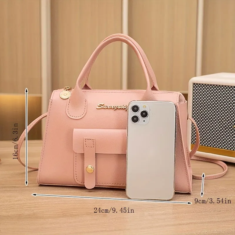 Front Pocket Crossbody Leather Handbags