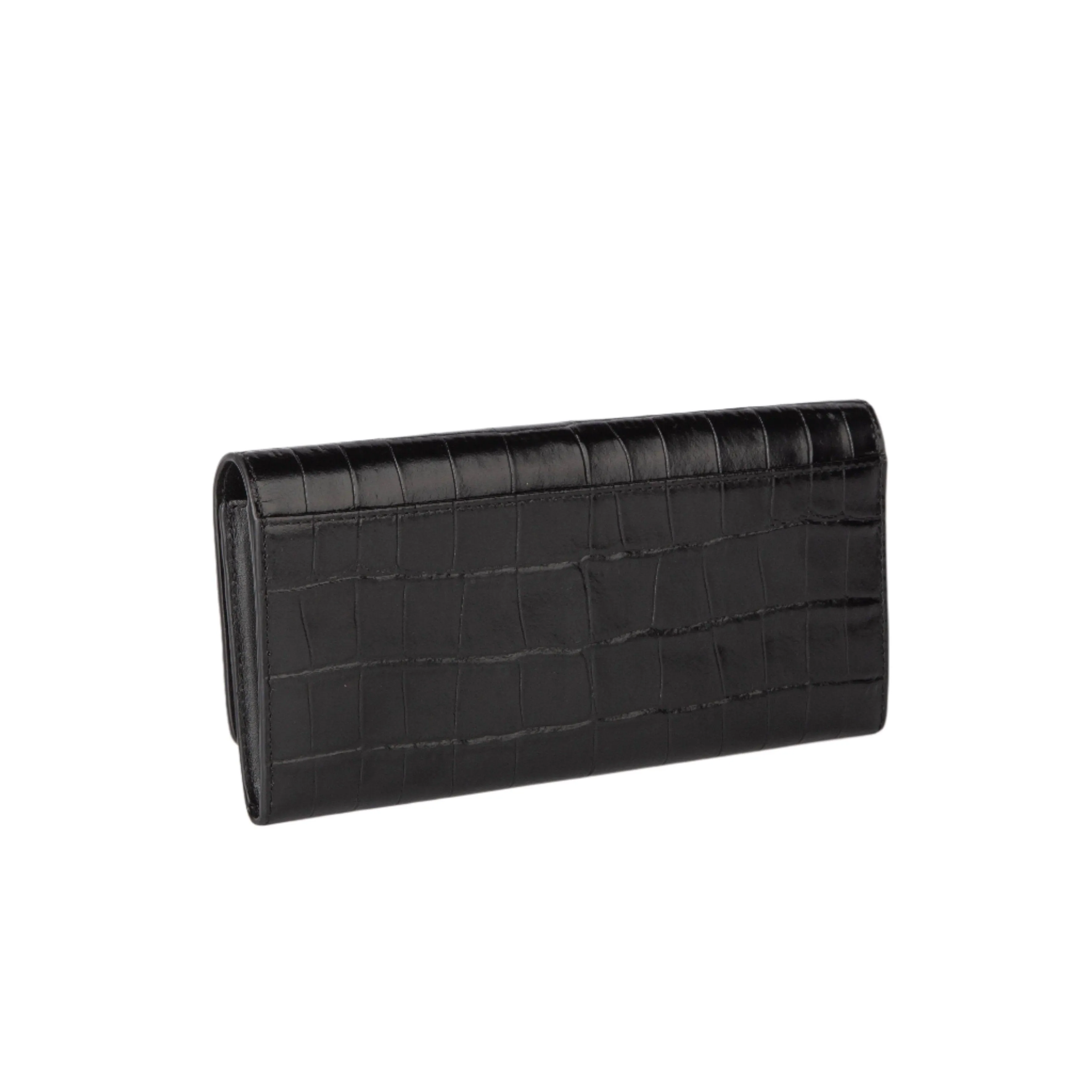 Furla 1927 Continental Wallet - Ares Black and Gold