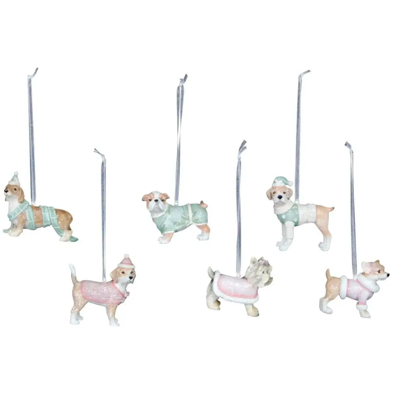Gisela Graham 7cm Resin Pastel Dog (Choice of 6)