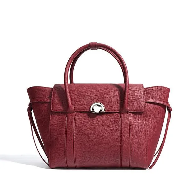 Gray Leather Tote Satchel Tote Bag Womens Leather Tote Handbags