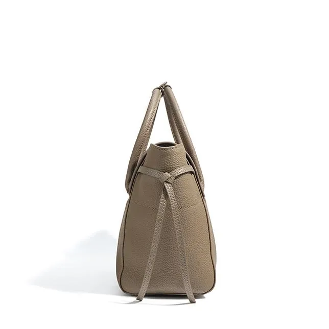 Gray Leather Tote Satchel Tote Bag Womens Leather Tote Handbags