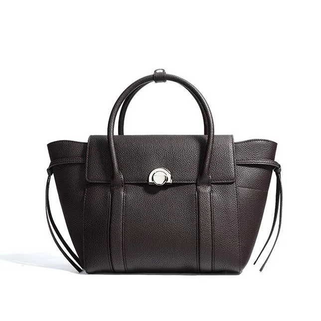 Gray Leather Tote Satchel Tote Bag Womens Leather Tote Handbags