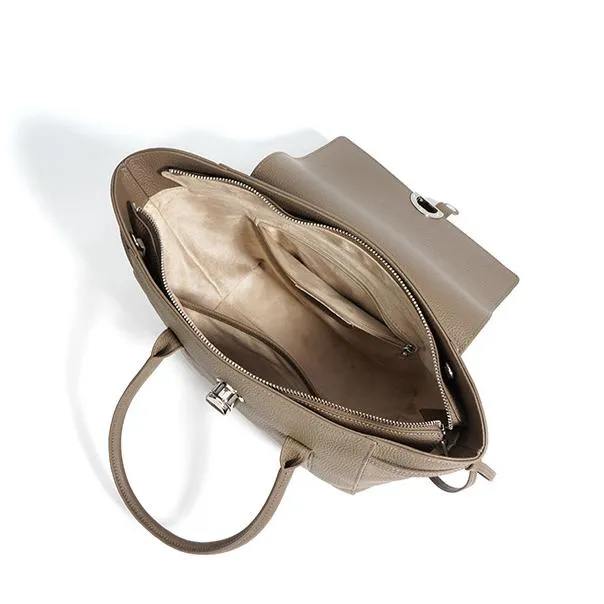 Gray Leather Tote Satchel Tote Bag Womens Leather Tote Handbags