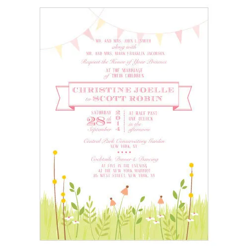 Homespun Charm Invitation