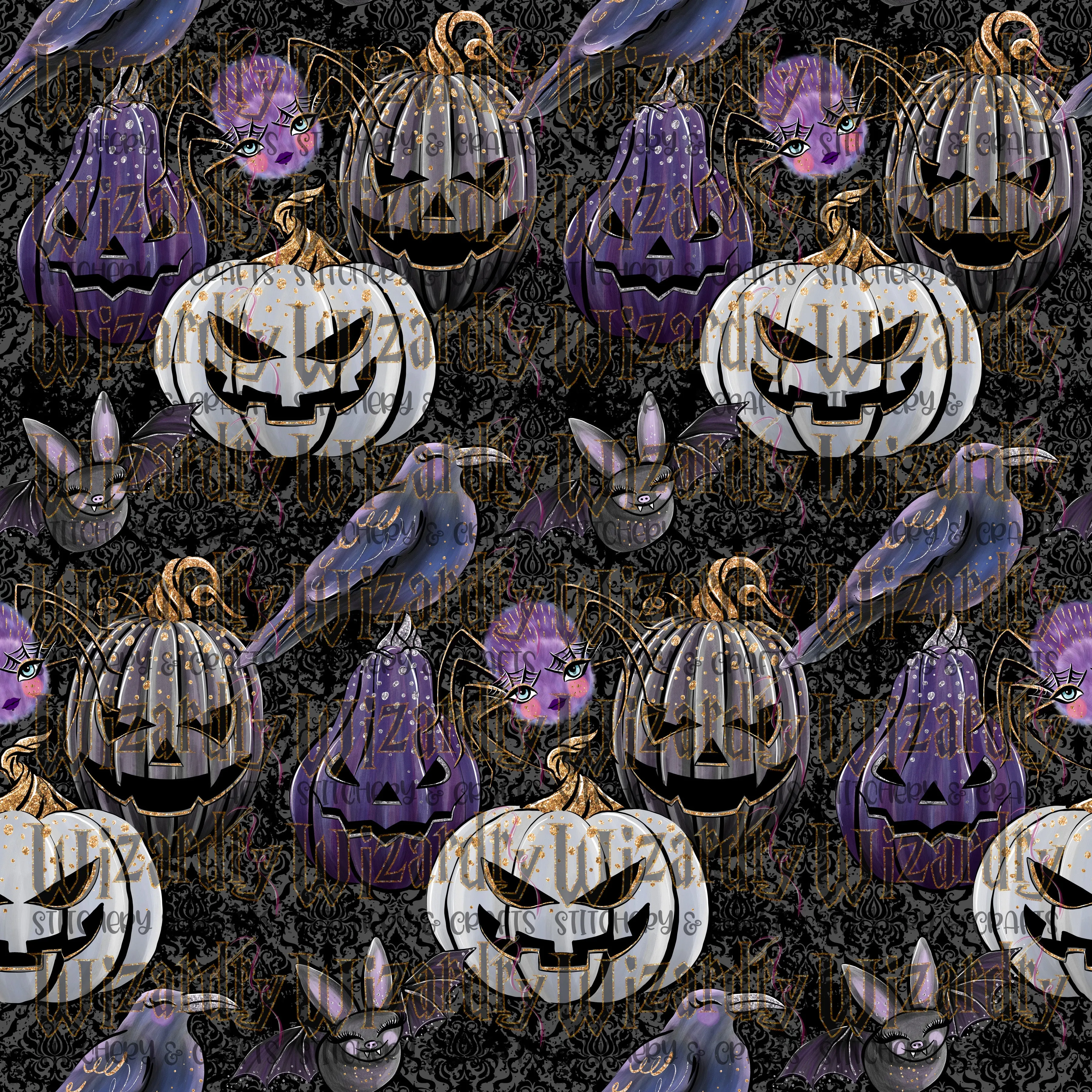 Jack-O-Lantern Fabric