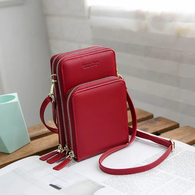 lady's cute chic large-capacity pure-color fashion stylish shoulder bag