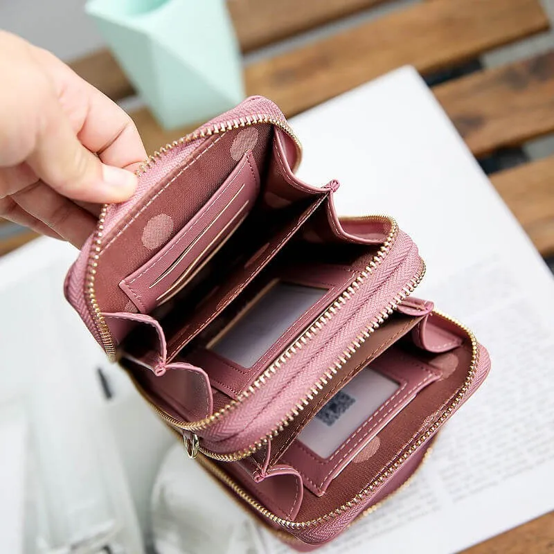 lady's cute chic large-capacity pure-color fashion stylish shoulder bag