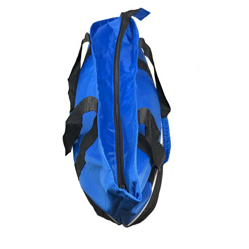 Large Big 18 x14inch Reusable Grocery Shopping Tote Bags Zippered Gym Sports School