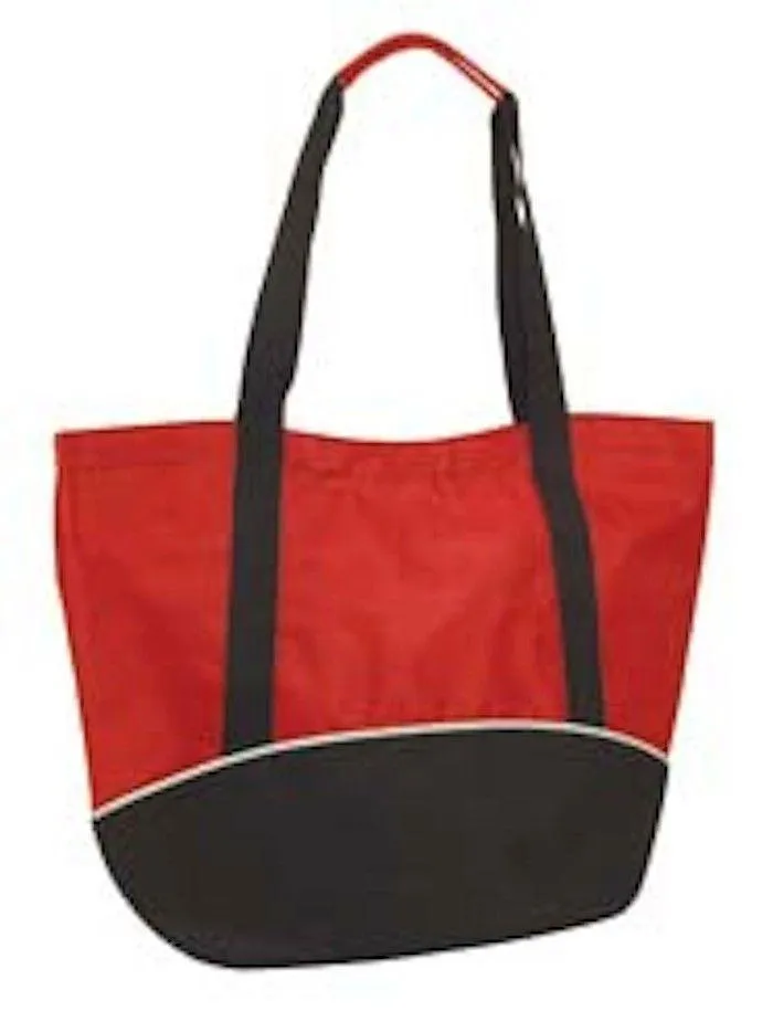 Large Big 18 x14inch Reusable Grocery Shopping Tote Bags Zippered Gym Sports School