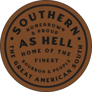 Leather Coaster - Southern as Hell