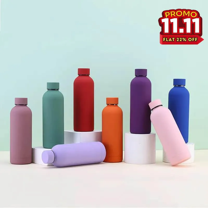 Matte Water Bottle - Black
