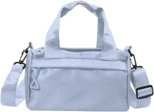Mini Gym Bag for Men & Women, Small Sports Duffle with Adjustable & Detachable Shoulder Strap, Lightweight Fitness Tote for Travel, Workouts, Yoga, Water-Resistant Portable Training Bag (Blue)